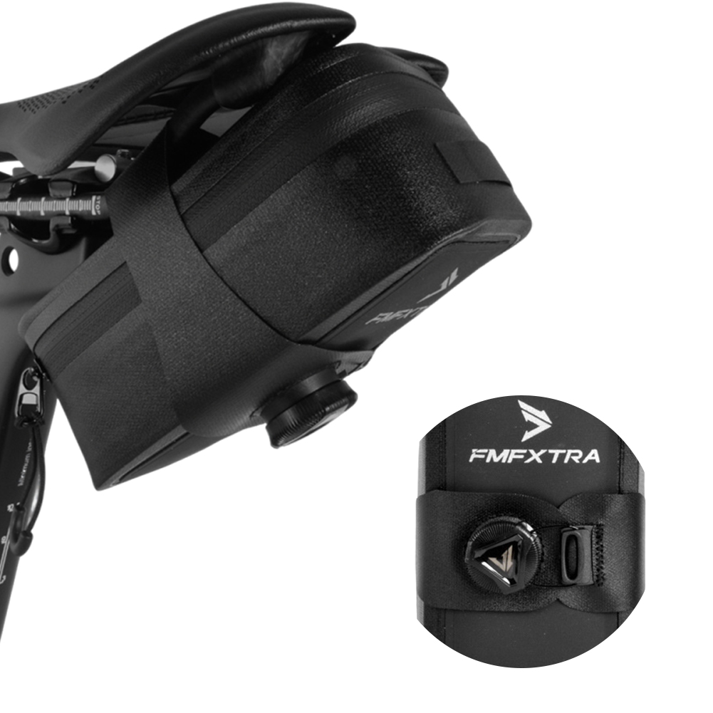 Saddle Bag Under Seat - 自転車シート下バッグ バイクストラップオンサドルバッグ ノブロックサイクリングバッグ 防水サイクリングシートパック ポータブルサイクリングアクセサリー