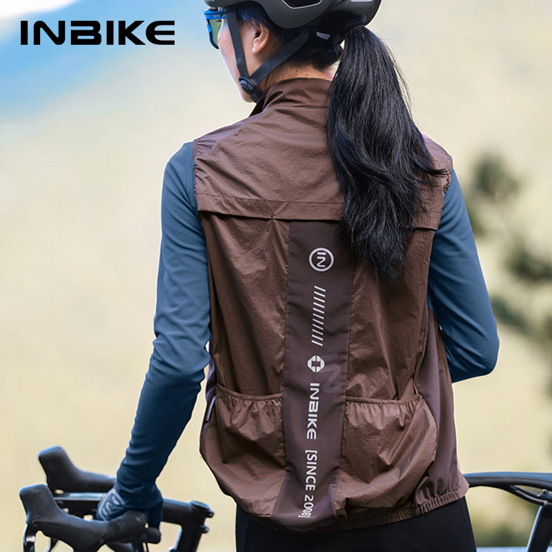 Cycling Rain Jacket Commute - 女性用反射サイクリングベスト,ノースリーブウインドブレーカー,レインジャケット,マウンテンバイクウェア,ランニング,反射ポケット