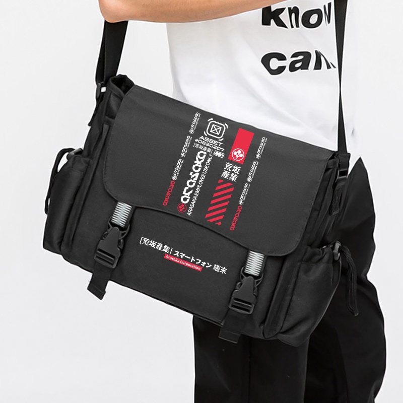 Cycling Commute Backpack - アニメ サイバーパンク2077 コスプレ シングルショルダー クロスボディ バックパック