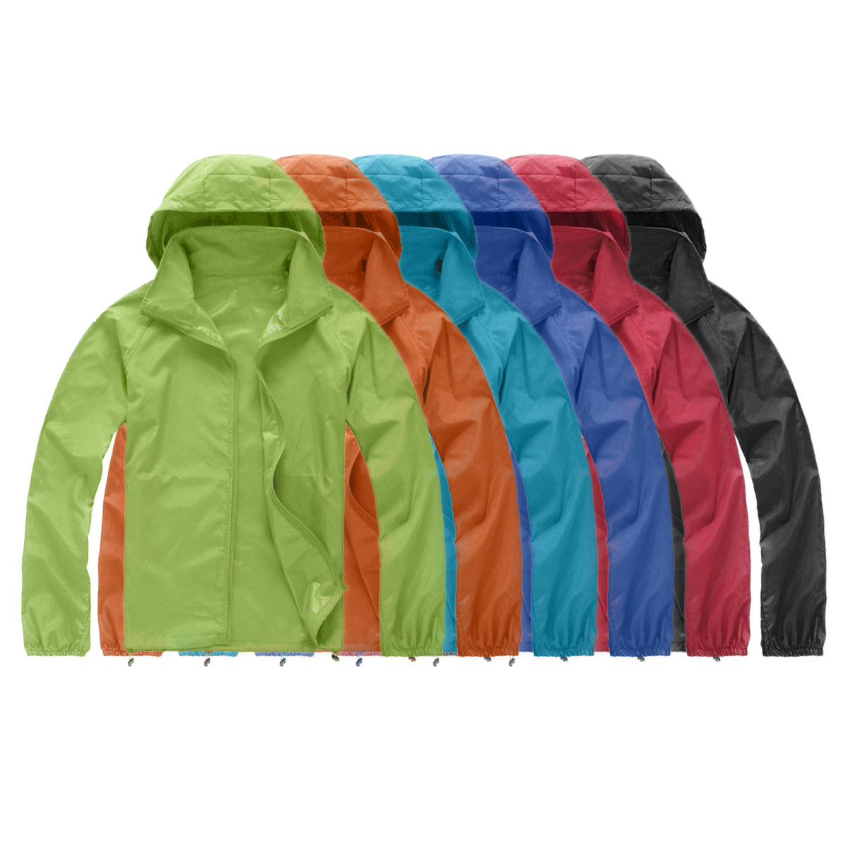 Cycling Rain Jacket Commute - ユニセックス防水布防風超軽量速乾性ジャケット自転車アウトドアスポーツレインコート防水ジャケット