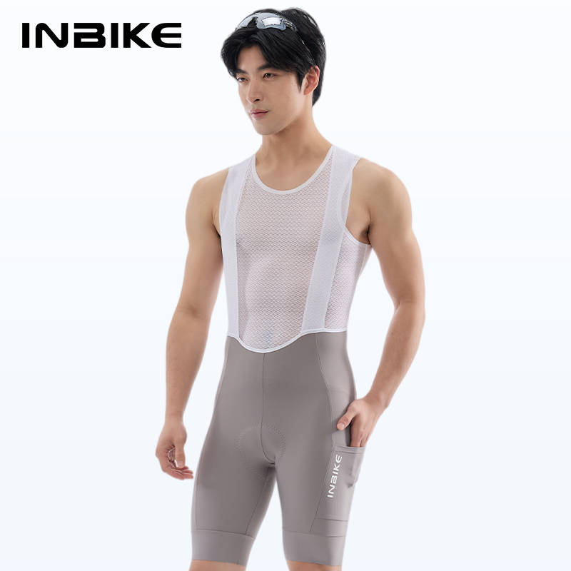 Cycling Commuter Trousers - INBIKE サマーサイクリングビブ メンズ ロングライディングパッド 自転車用ウェア バイクビブショーツ