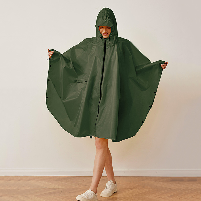 Cycling Rain Jacket Commute - 女性用通気性レインコート 軽量レインコート ポンチョ レディース防水クローク レインコート 大人用レインウェア