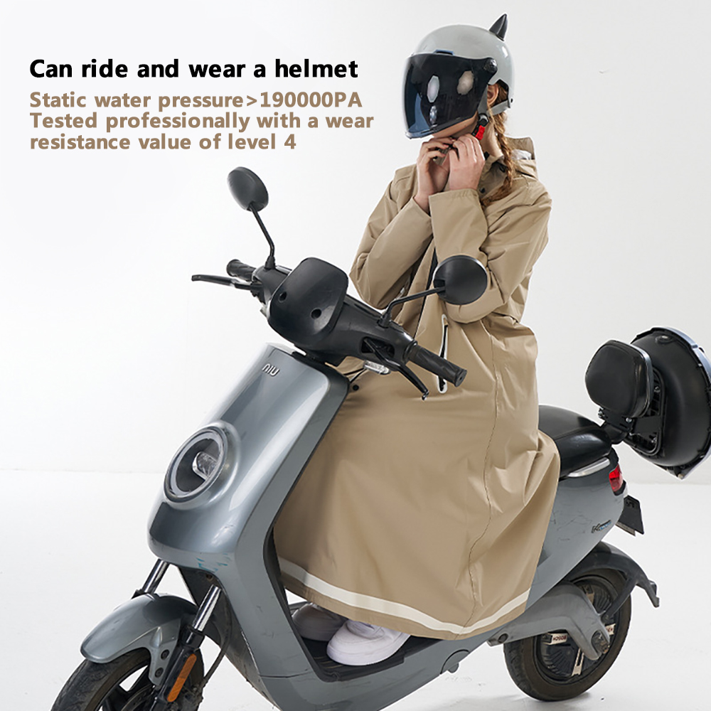 大人用ロング防水レインポンチョ - サイクリング、ハイキング - Cycling Rain Jacket Commute のレビューと価格