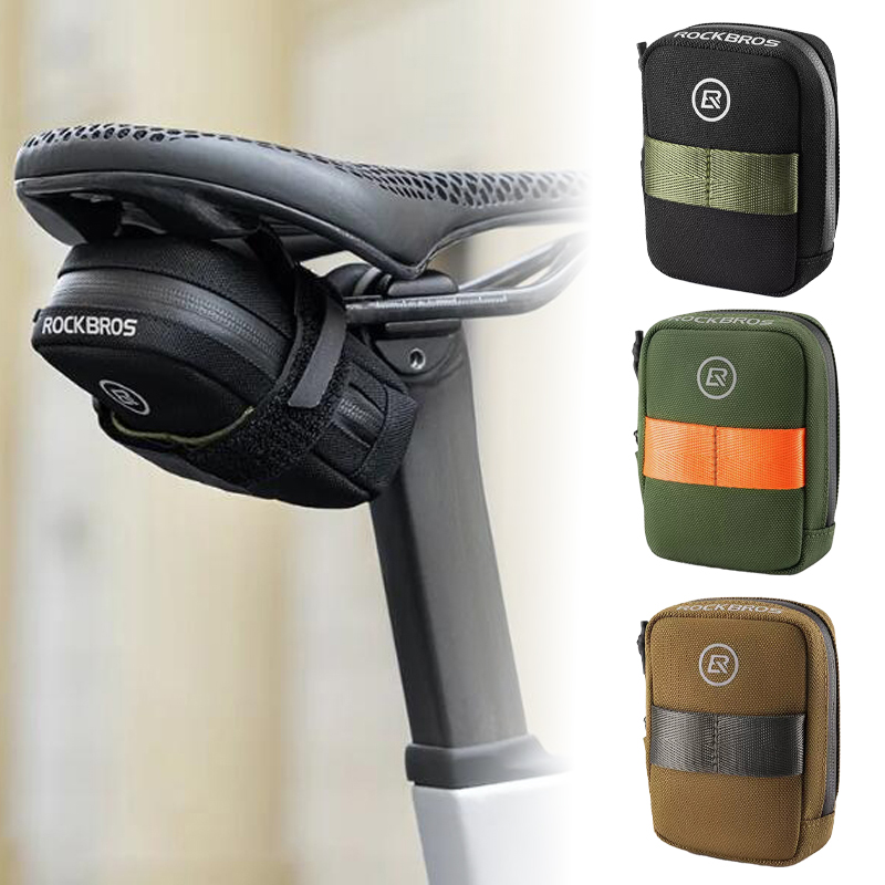 ミニバイクサドルバッグポータブル自転車シート下テールバッグサ - Saddle Bag Under Seat のレビューと価格