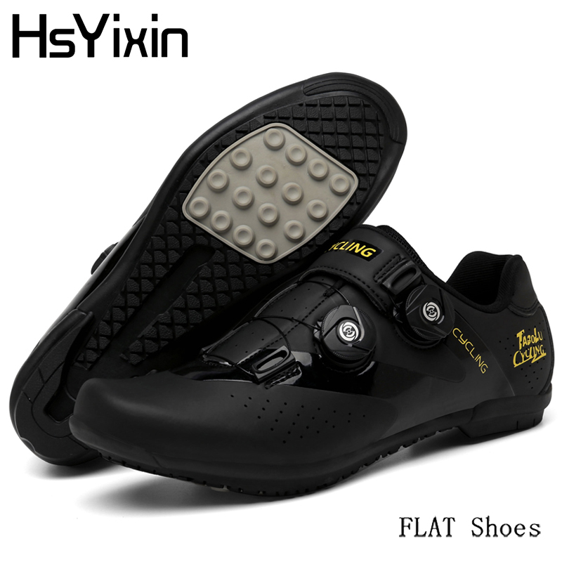 ユニセックスバイクシューズラバーロックなしメンズクリートなし - Cycling Commuter Shoes のレビューと価格