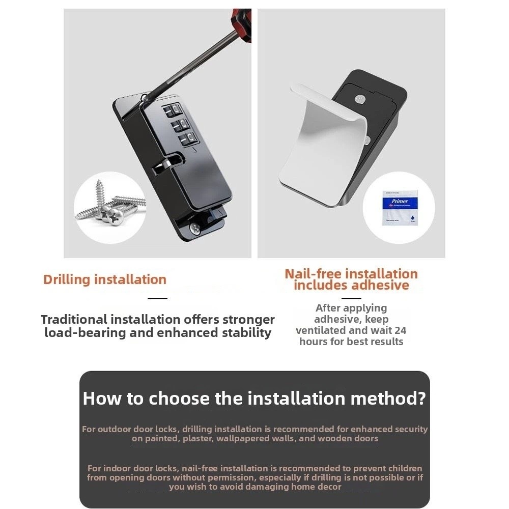 コンビネーションロックチェーン窓制限ロック 穴あけ不要 調整 - Chain Lock Combination のレビューと価格
