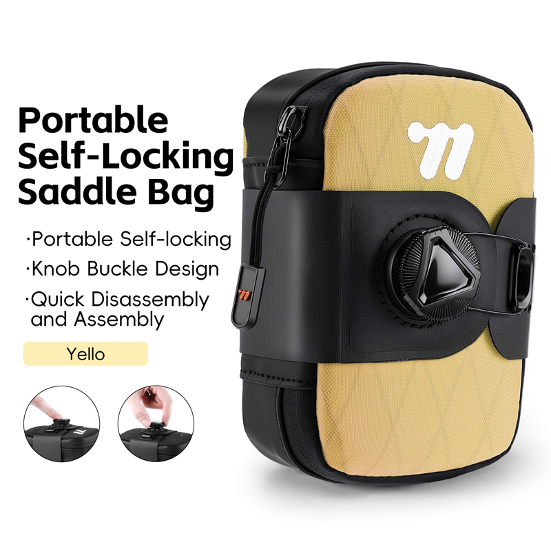 WEST BIKING 自転車サドルバッグ セルフロックノブ - Saddle Bag Under Seat のレビューと価格