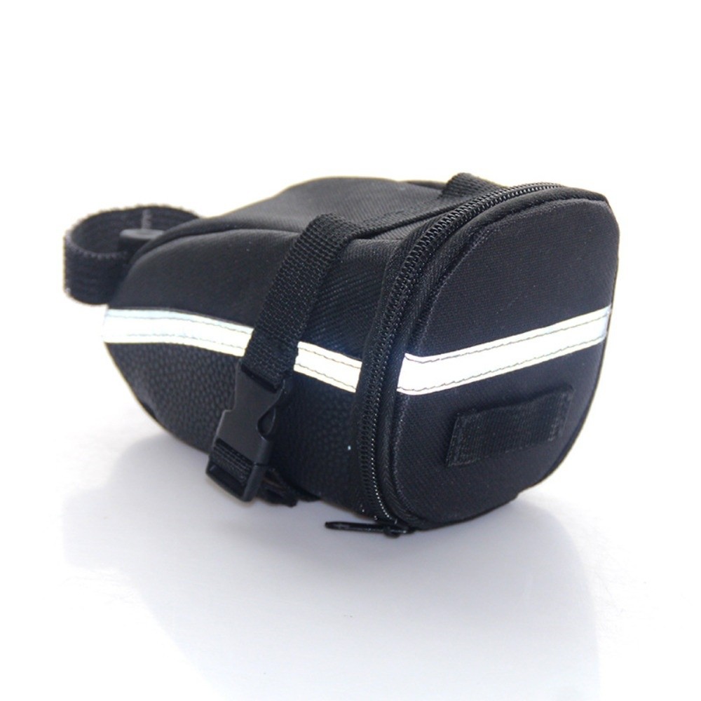 調節可能なストラップ付き自転車サドルバッグ、大容量、反射シー - Saddle Bag Under Seat のレビューと価格