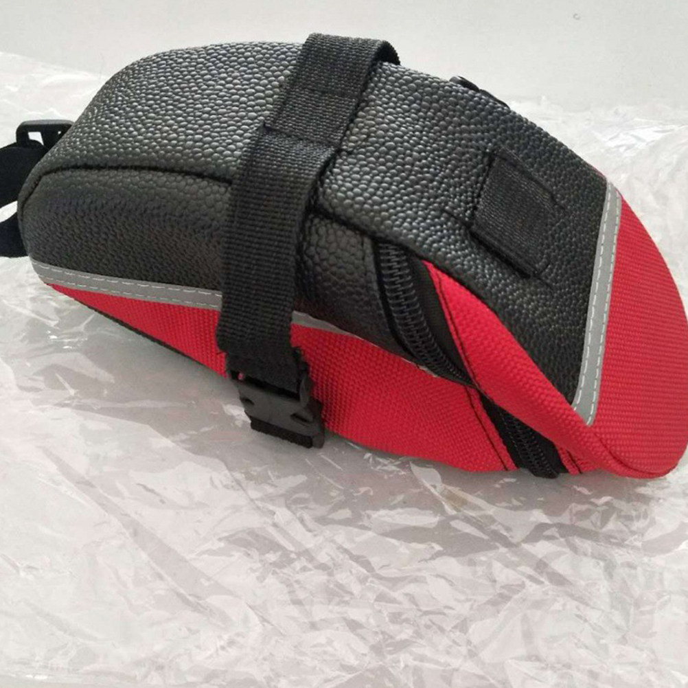 赤い防水バイクサドルバッグ、マウンテンバイク用、シート下収納 - Saddle Bag Under Seat のレビューと価格