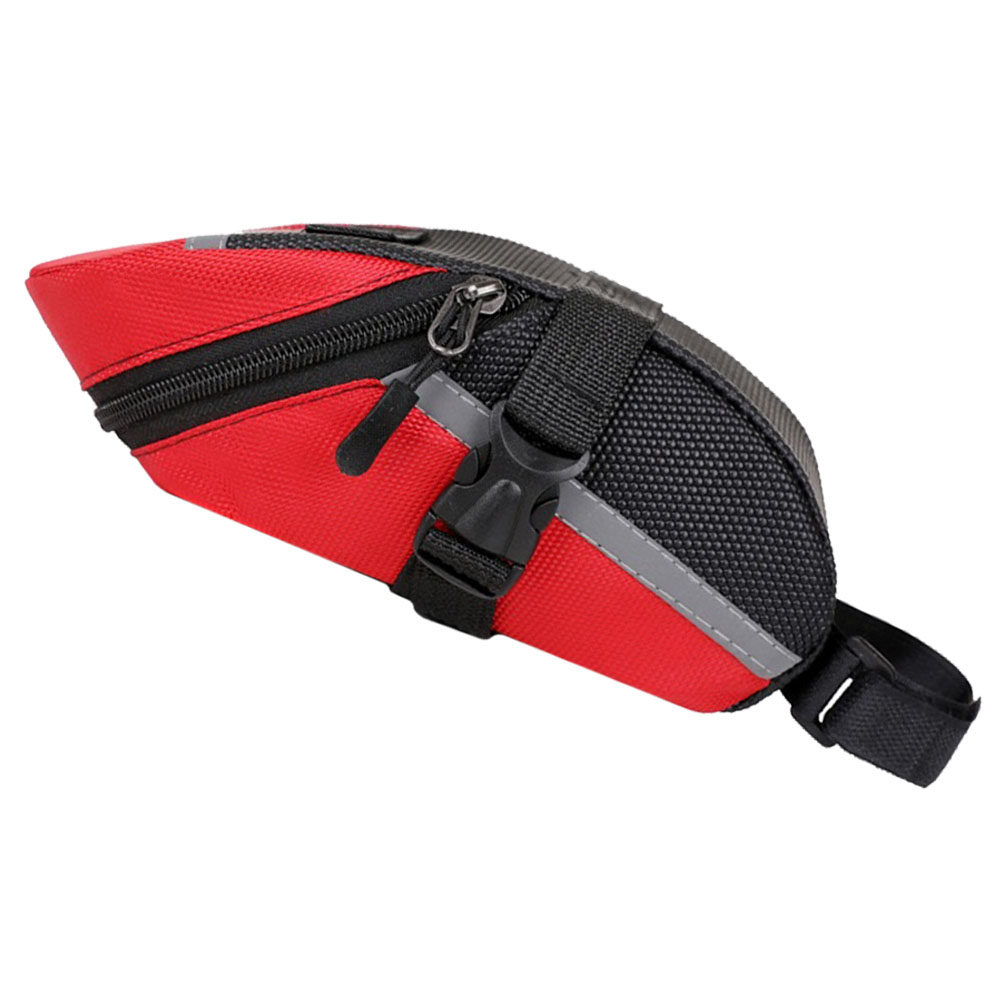 赤い防水バイクサドルバッグ、マウンテンバイク用、シート下収納 - Saddle Bag Under Seat のレビューと価格
