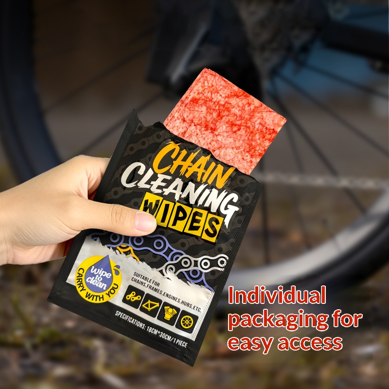 自転車チェーンクリーニングワイプ 再利用可能 MTB ロード - Grease Waterproof Bike のレビューと価格