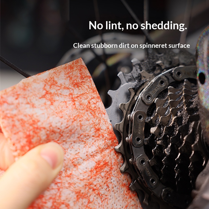 自転車チェーンクリーニングワイプ 再利用可能 MTB ロード - Grease Waterproof Bike のレビューと価格