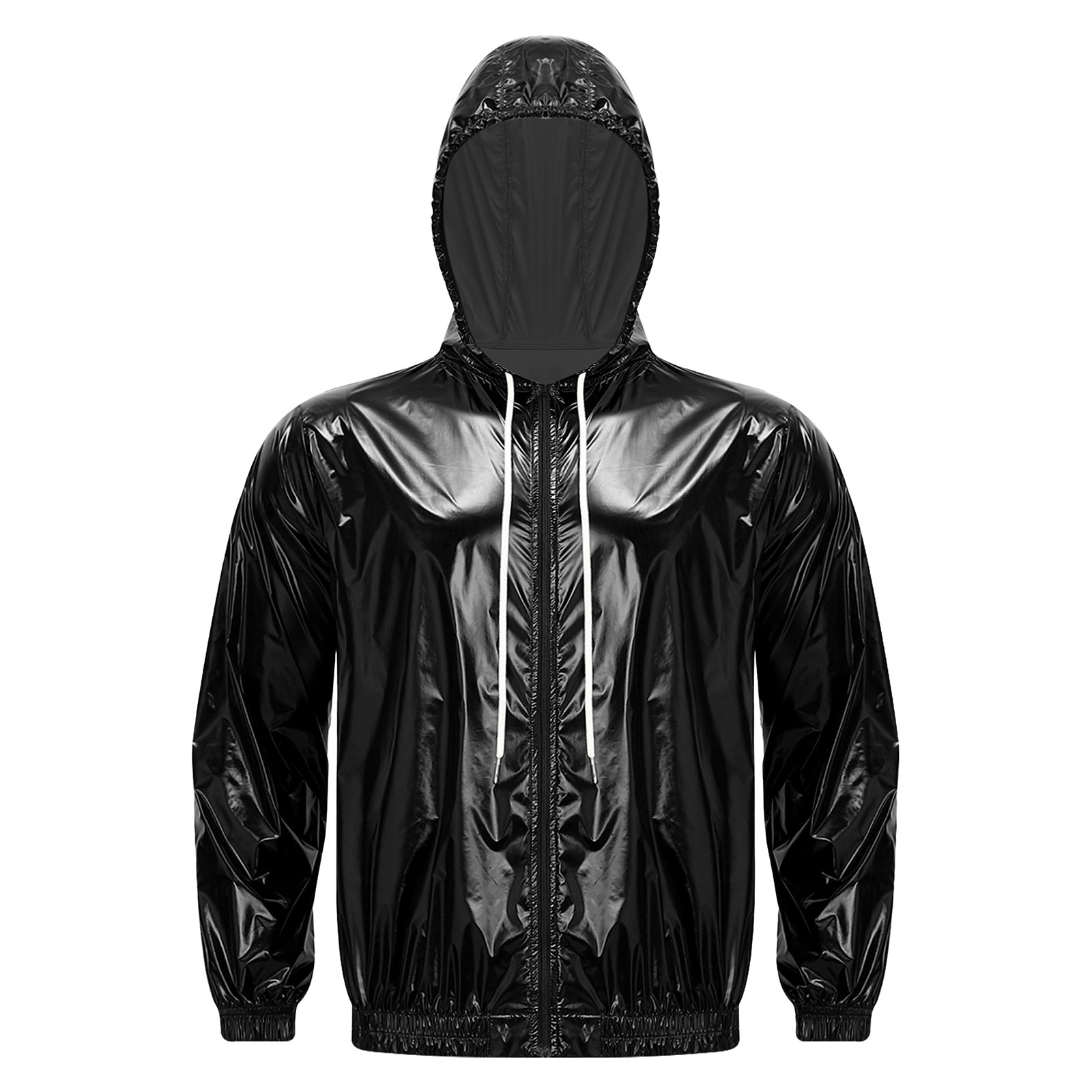 メンズ防水フード付きジャケットトップス通気性レインコート防水 - Cycling Rain Jacket Commute のレビューと価格