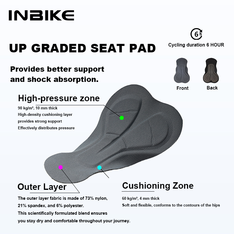 INBIKE サマーサイクリングビブ メンズ ロングライディ - Cycling Commuter Trousers のレビューと価格