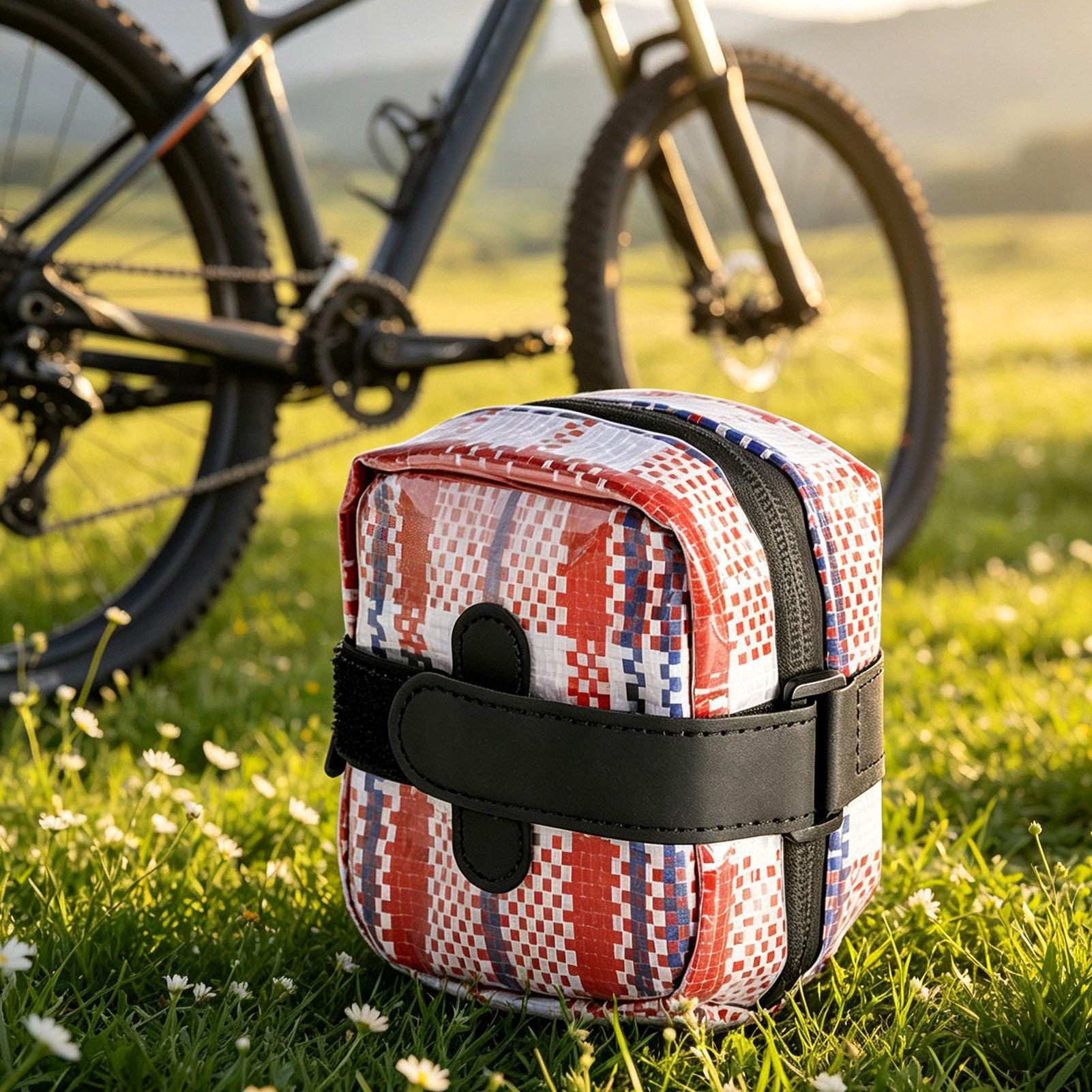 自転車サドルバッグ、トップジッパー付き自転車サドル収納ポーチ - Saddle Bag Under Seat のレビューと価格