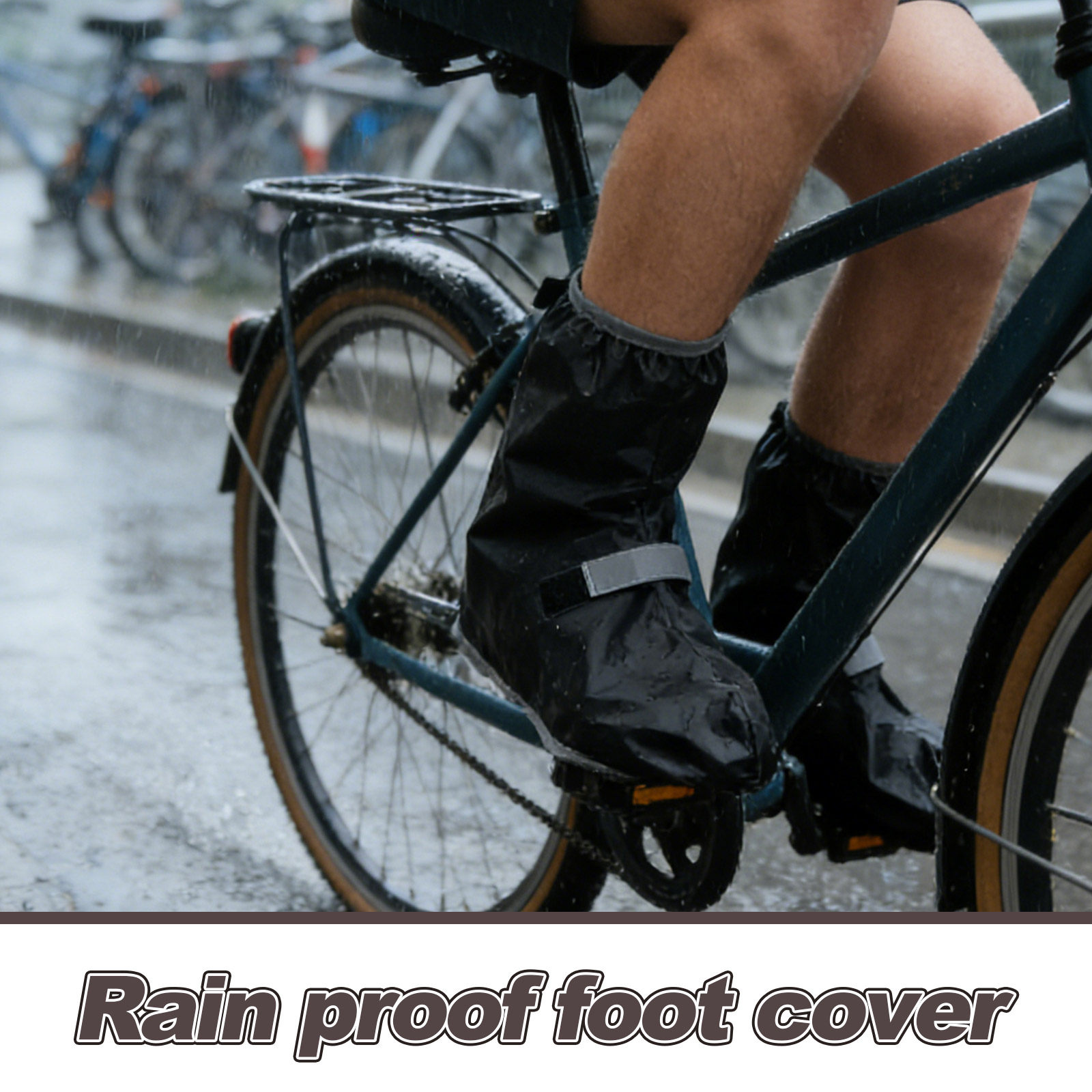 1組 防水シューズカバー 滑り止め レインプロテクター サイ - Cycling Commute Rain のレビューと価格