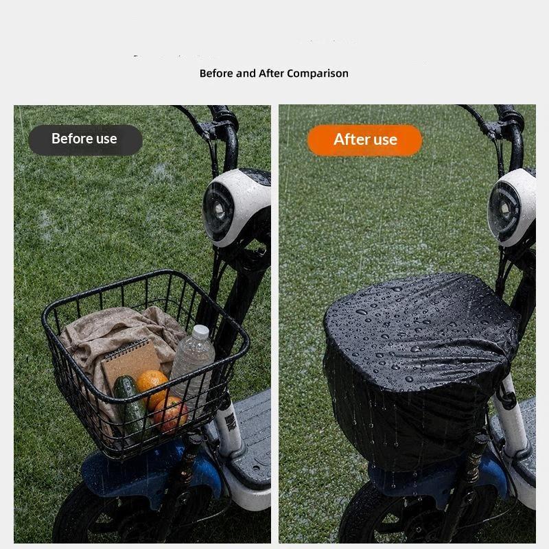 防水バイクバスケットライナーレインカバー、ユニバーサルサイズ - Cycling Commute Rain のレビューと価格